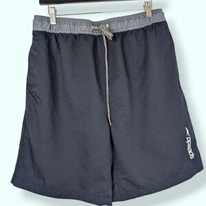 (2/$20) Speedo Black & Grey Swim Trunks